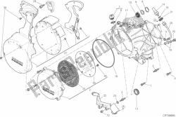 tapa del cárter del lado del embrague (japonés)