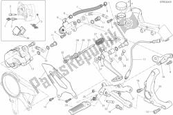 Rear brake system