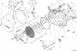 tapa del cárter del lado del embrague (japonés)