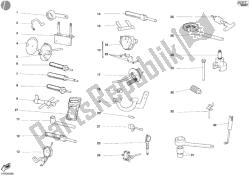 attrezzi di servizio dell'officina, motore