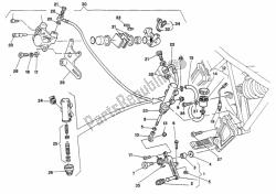 Rear brake system