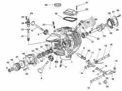 Horizontal cylinder head