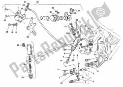 Rear brake system