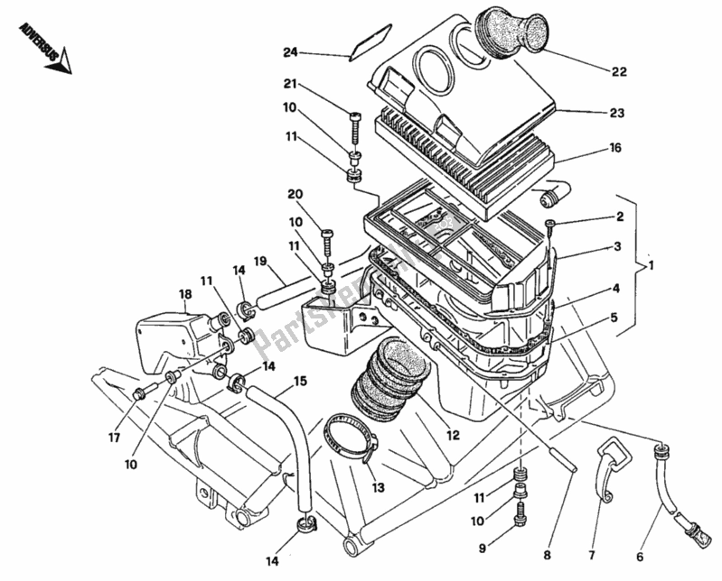 Todas las partes para Consumo de Ducati Monster 400 1995