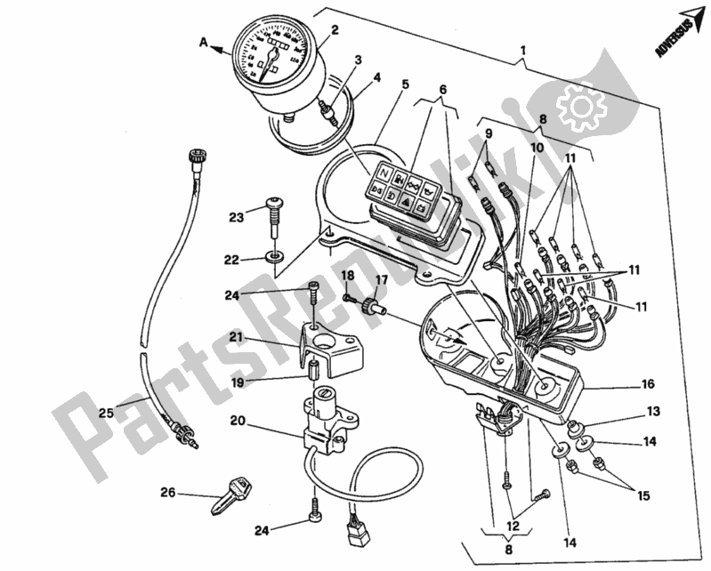 Todas las partes para Metro de Ducati Monster 400 1995