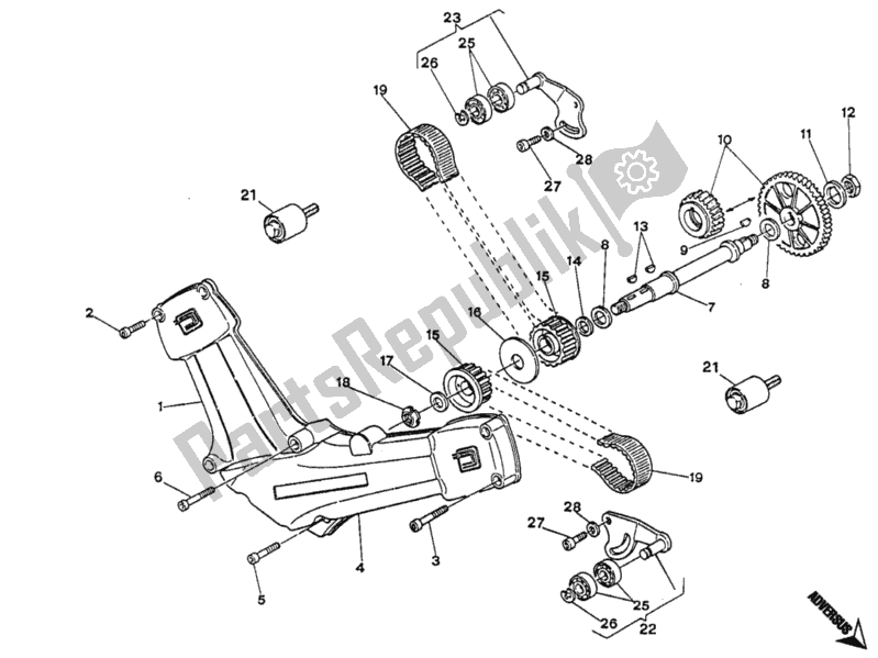 Todas las partes para Correa Dentada de Ducati Monster 400 1995