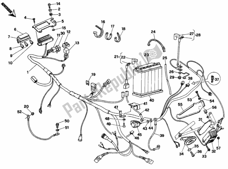 Toutes les pièces pour le Faisceau De Câblage du Ducati Monster 400 1995