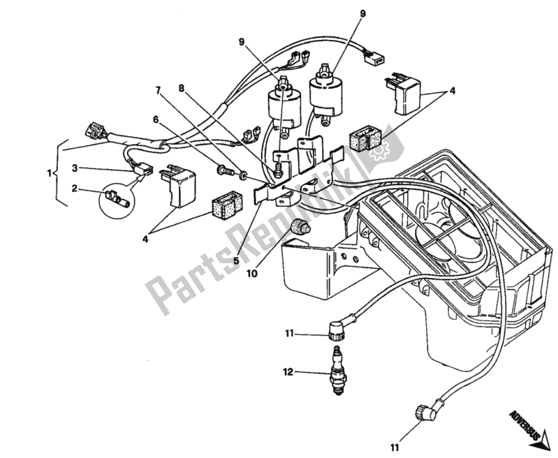 Tutte le parti per il Bobina Di Accensione del Ducati Monster 400 1996