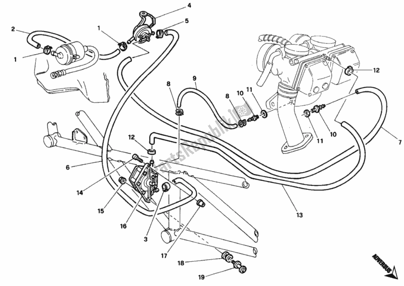 Todas las partes para Bomba De Combustible Dm 001756 de Ducati Monster 400 1997