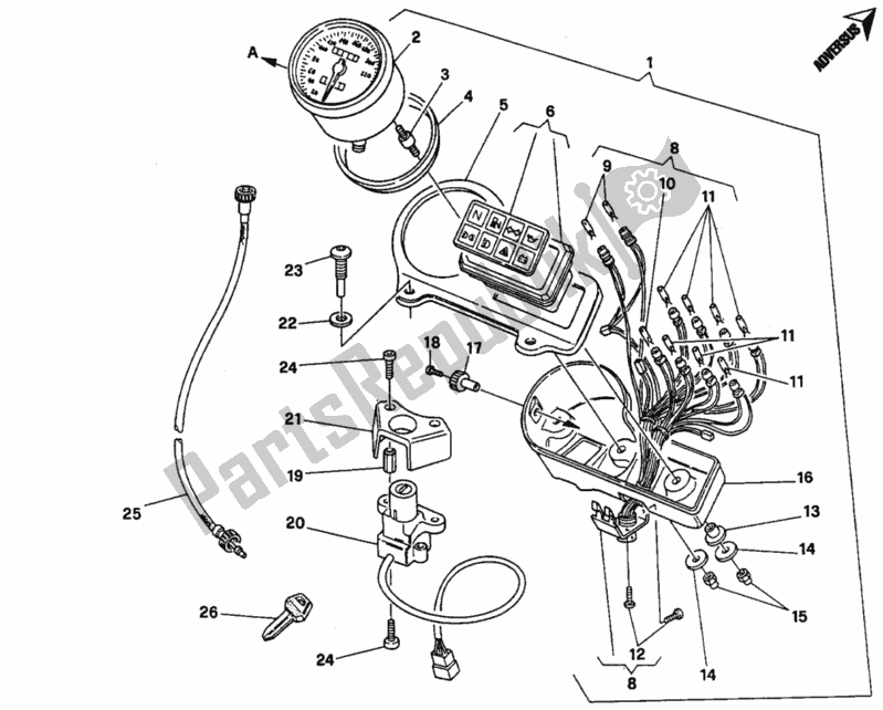 Tutte le parti per il Metro del Ducati Monster 400 1997