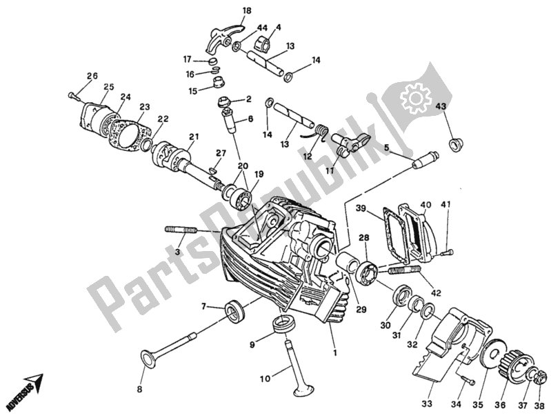 Todas las partes para Culata Vertical de Ducati Monster 400 1997