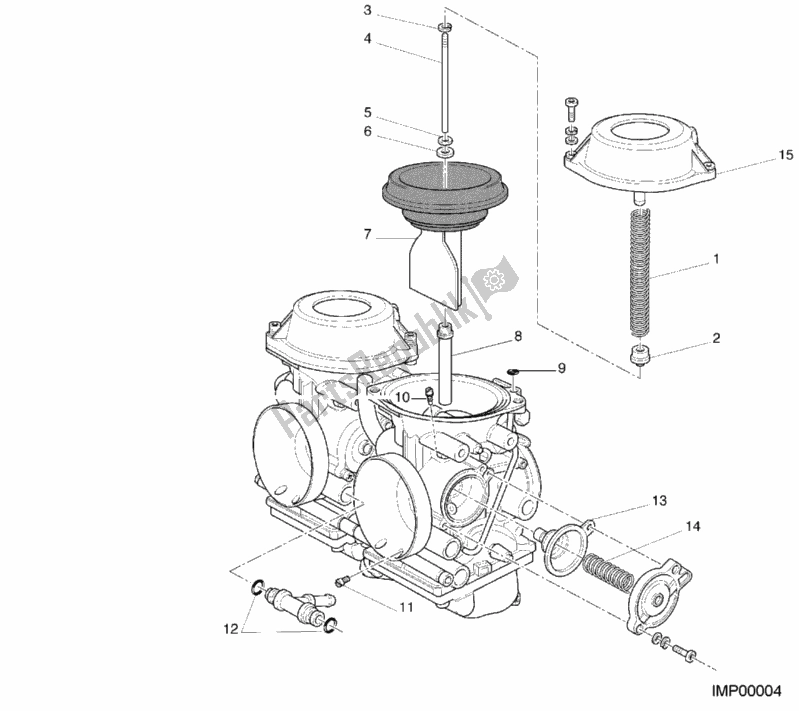 Tutte le parti per il Ricambi Carburatore del Ducati Monster 400 2000