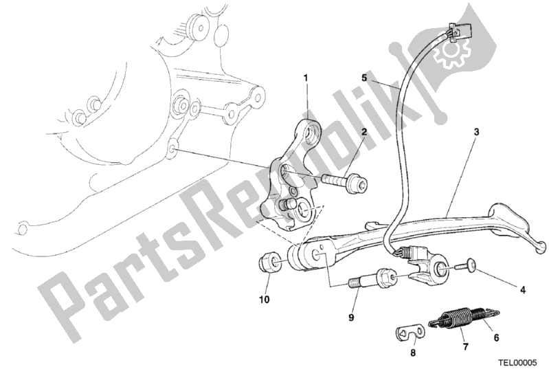 Todas las partes para Costado de Ducati Monster 400 2001