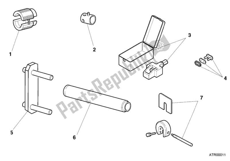 Toutes les pièces pour le Outils De Service D'atelier, Châssis du Ducati Monster 400 2001