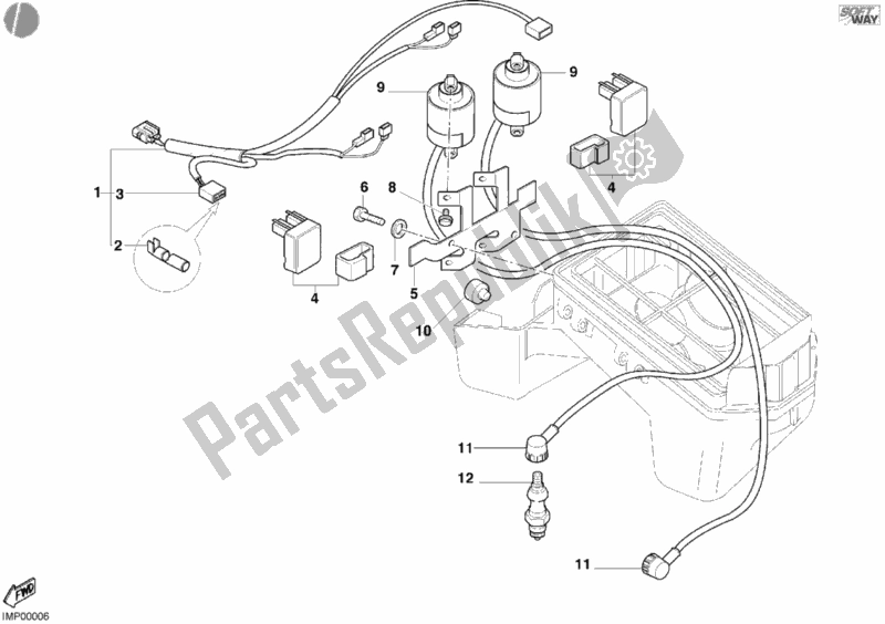 Todas las partes para Bobina De Encendido de Ducati Monster 400 2002