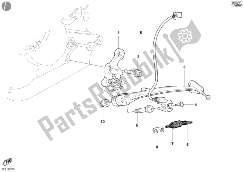 Todas las partes para Costado de Ducati Monster 400 2002