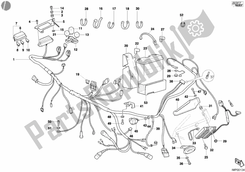 Todas las partes para Arnés De Cableado de Ducati Monster 400 2002