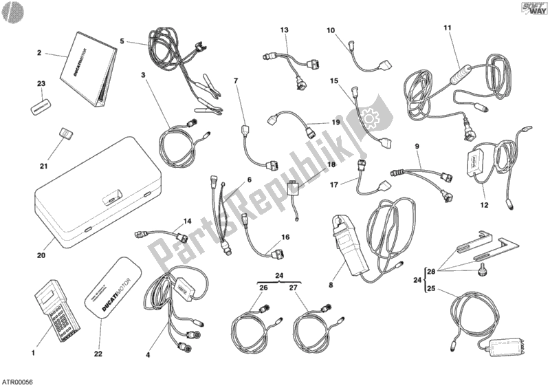 Todas las partes para Comprobar La Matesis Del Instrumento de Ducati Monster 400 2003