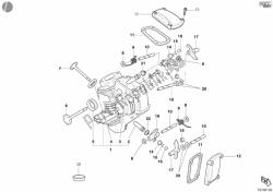 Horizontal cylinder head