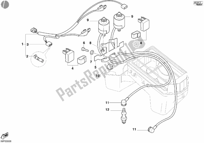 Tutte le parti per il Bobina Di Accensione del Ducati Monster 400 2003