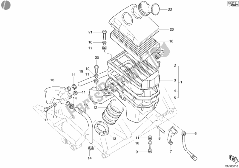 Tutte le parti per il Presa del Ducati Monster 400 2003