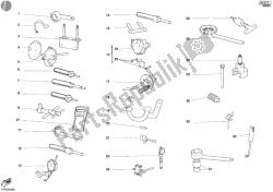 attrezzi di servizio dell'officina, motore