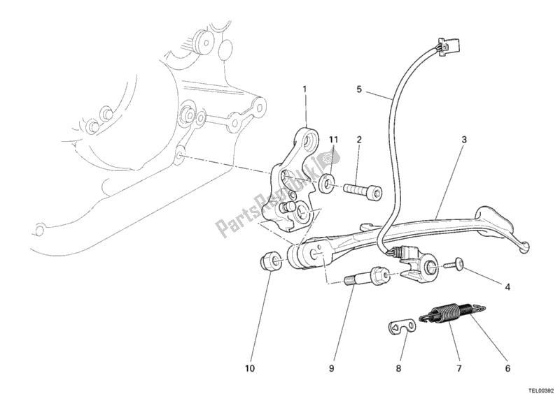 Todas las partes para Costado de Ducati Monster 400 2006