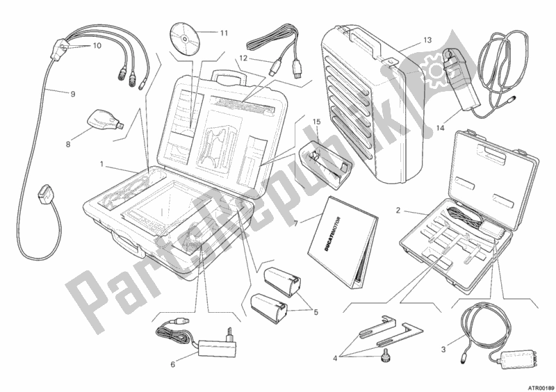 Todas las partes para Comprobar Los Dds Del Instrumento de Ducati Monster 400 2007