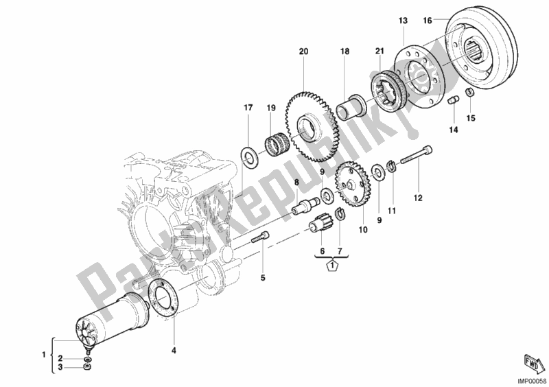 Todas las partes para Motor De Arranque de Ducati Monster 400 2007