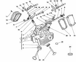 Vertical cylinder head