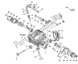 Vertical cylinder head