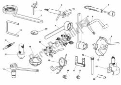 strumenti di servizio di officina