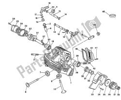 Vertical cylinder head