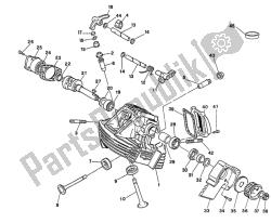 Vertical cylinder head