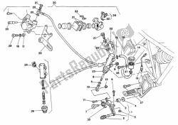 Rear brake system