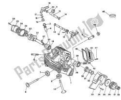 Vertical cylinder head