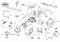 strumenti di servizio di officina