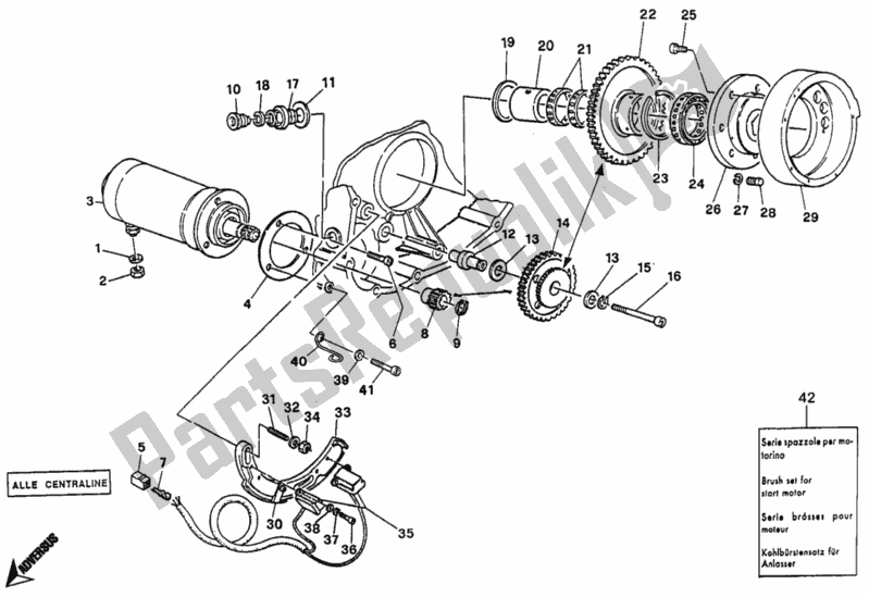 Todas las partes para Generador - Motor De Arranque de Ducati Monster 600 1993