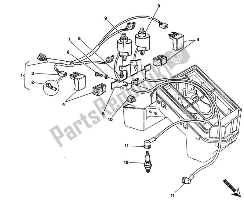 Tutte le parti per il Bobina Di Accensione del Ducati Monster 600 1993