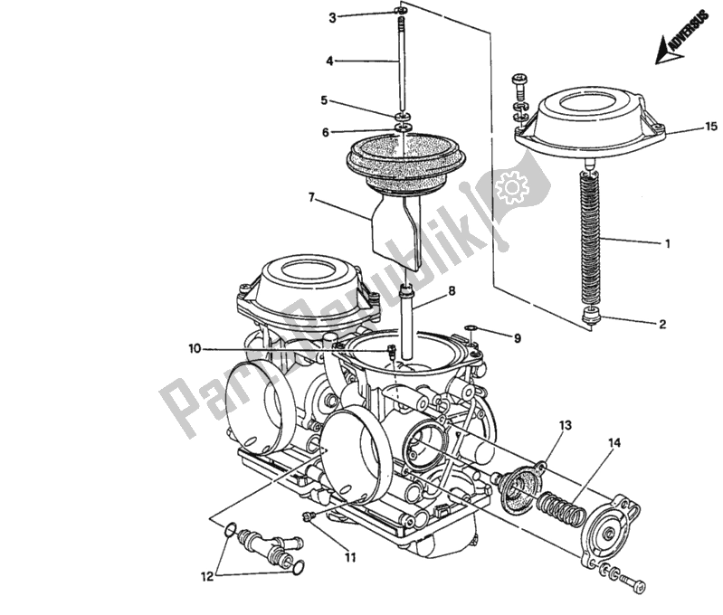 Tutte le parti per il Ricambi Carburatore del Ducati Monster 600 1994