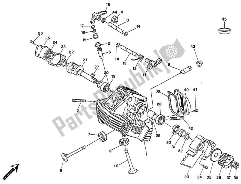 Todas las partes para Culata Vertical de Ducati Monster 600 1994