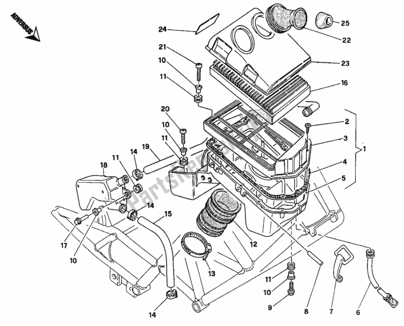 Tutte le parti per il Presa del Ducati Monster 600 1995