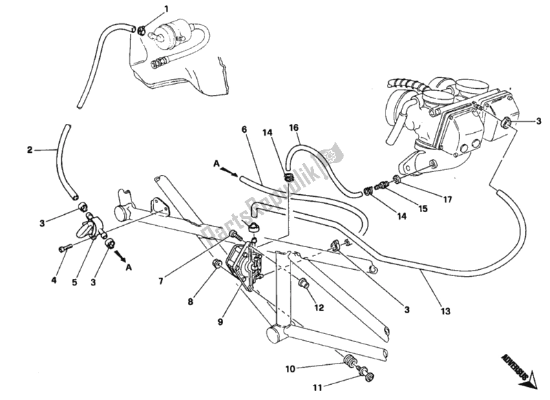 Todas las partes para Bomba De Combustible <006829 de Ducati Monster 600 1996