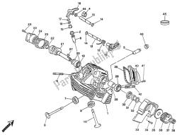 Vertical cylinder head