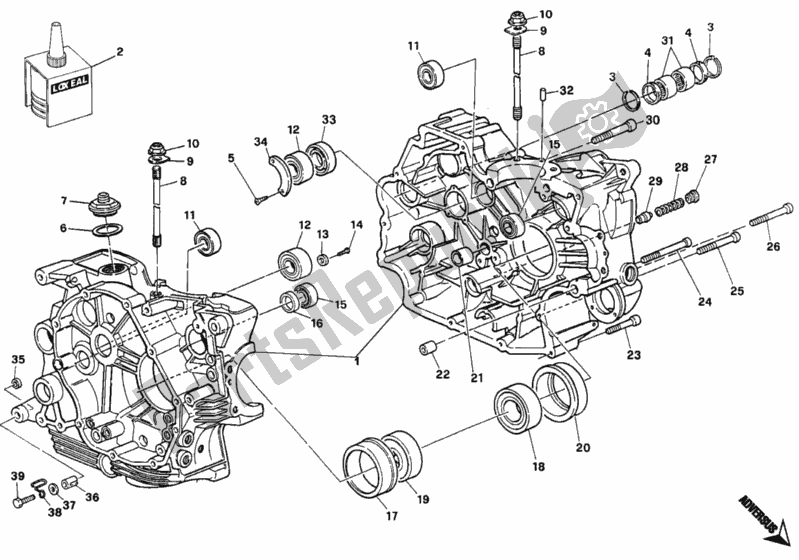 Tutte le parti per il Carter del Ducati Monster 600 1997