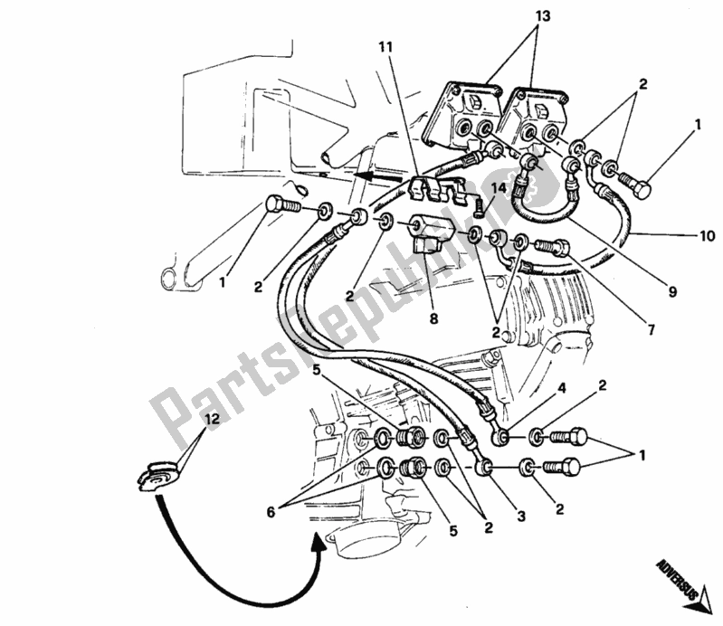 Tutte le parti per il Riscaldamento A Camera Galleggiante del Ducati Monster 600 1997