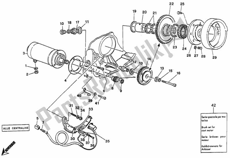 Todas las partes para Generador - Motor De Arranque de Ducati Monster 600 1997