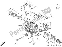 Vertical cylinder head