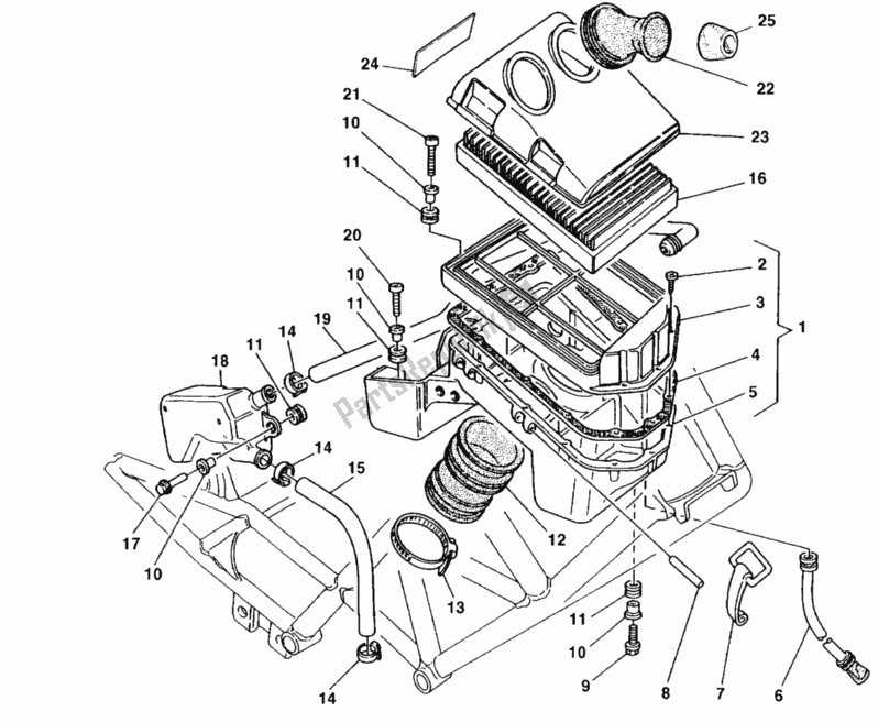 Tutte le parti per il Presa del Ducati Monster 600 1998