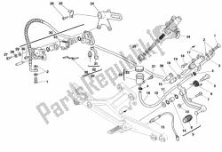 Rear brake system